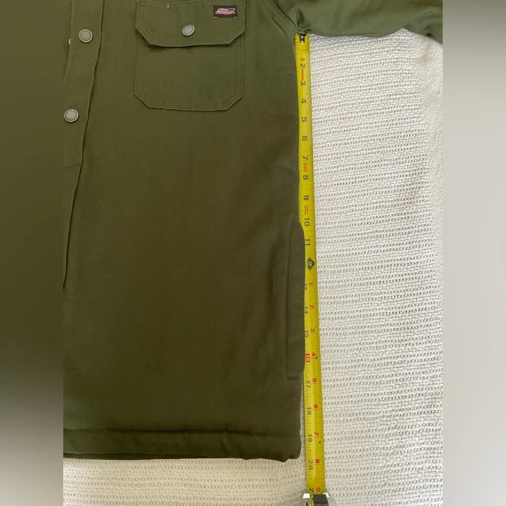 Dickies Green Bomber Jacket with Utility Style